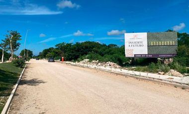 Terrenos en venta dentro de zona residencial ubicado en Cholul Yucatan