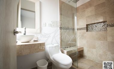 DEPARTAMENTO EN VENTA, SAN MIGUEL DE ALLENDE, FRACC. PRIVADO,  3 REC, 1ER PISO