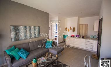DEPARTAMENTO EN VENTA, SAN MIGUEL DE ALLENDE, FRACC. PRIVADO,  3 REC, 1ER PISO