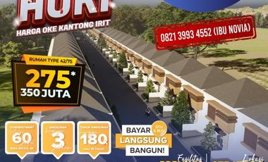 Paling Dicari, Rumah Murah Inden 6 Bulan di Sidoarjo, DVJ 3