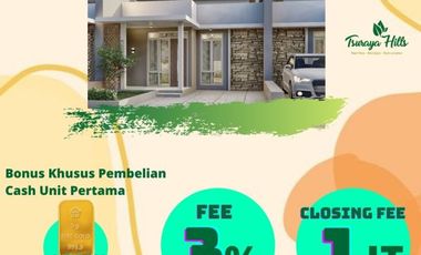 Rumah baru bebas banjir dekat stasiun Bekasi Aren Jaya