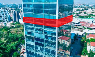 Piso completo de oficinas en venta en CCapital (Corporativo Country Club)