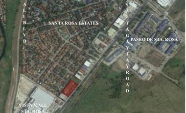 Commercial Lot For Sale in Sta Rosa Laguna Along Tagaytay Sta Rosa Road Nuvali Paseo