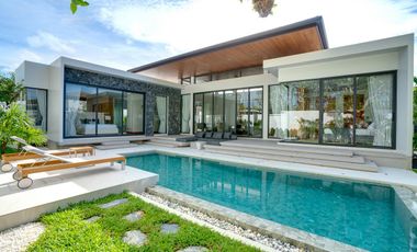 3-Bedroom Modern Loft-Style Pool Villas for Sale in Ao Nang, Krabi