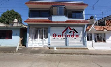 VENTA DE CASA CON 5 RECAMARAS Y LOCAL COMERCIAL ACEPTO CREDITO BANCARIO