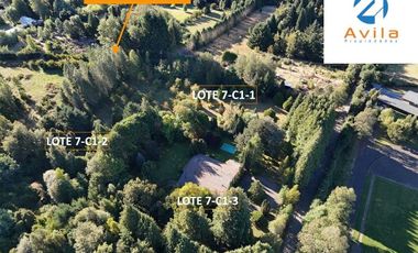 Villarrica parcelas en venta sector los Guindos a un costado del Colegio Alemán Camino Villarrica Pucón VTAP157