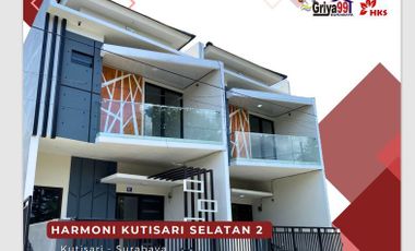 Rumah Harmoni Kutisari Selatan Siwalankerto Jemursari Rungkut Tenggilis Prapen LANGKA Full Furnish Ready Siap Huni