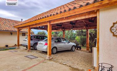 🏠León Propiedades vende o arrienda hermosa casa en sector Los Naranjos , Curacavi🏠