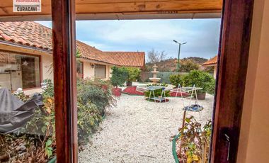 🏠León Propiedades vende o arrienda hermosa casa en sector Los Naranjos , Curacavi🏠