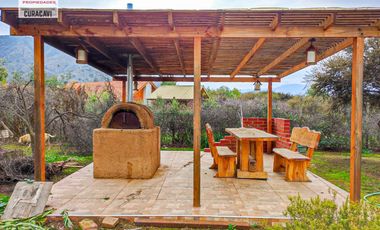 🏠León Propiedades vende o arrienda hermosa casa en sector Los Naranjos , Curacavi🏠