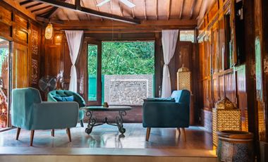 The best, comfortable, safe and quiet residence for rent, bamboo villas & joglo villas