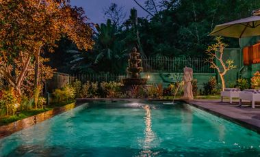 The best, comfortable, safe and quiet residence for rent, bamboo villas & joglo villas