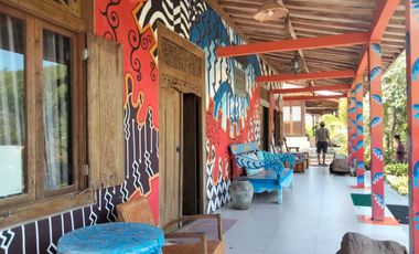 Villa and resto near Baron Beach Gunung kidul yogyakarta