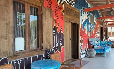 Villa and resto near Baron Beach Gunung kidul yogyakarta