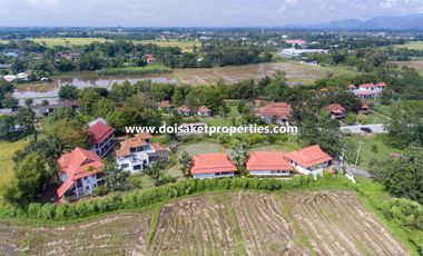 (RS004-13) Beautiful Lanna-Style Resort with Restaurant, Spa, and Coffee Shop for Sale in Doi Saket, Chiang Mai, Thailand