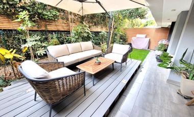 DEPARTAMENTO CON JARDÍN PRIVADO / SECTOR PLAZA ÑUÑOA.