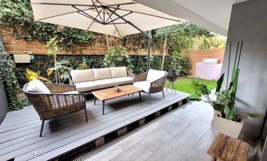 DEPARTAMENTO CON JARDÍN PRIVADO / SECTOR PLAZA ÑUÑOA.