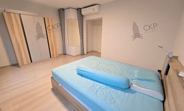 Townhouse for sale and rent, Villagegio Bangna, beautiful new house, warm minimalist decoration. Lots of usable space