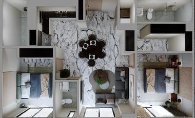 PREVENTA DE DEPARTAMENTOS 1 RECAMARA TORRE KOOA ANGELOPOLIS AMENIDADES