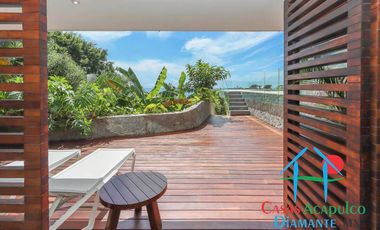 Hermosa casa en renta vacacional para 18 personas. Alberca y vista al mar