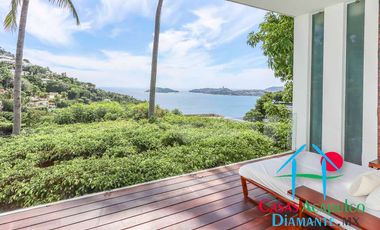 Hermosa casa en renta vacacional para 18 personas. Alberca y vista al mar