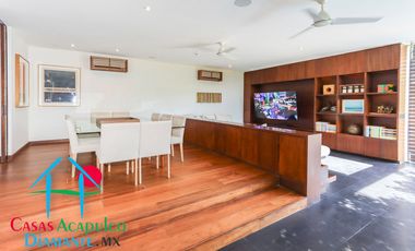 Hermosa casa en renta vacacional para 18 personas. Alberca y vista al mar
