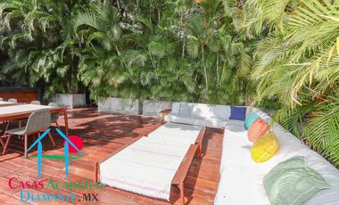 Hermosa casa en renta vacacional para 18 personas. Alberca y vista al mar