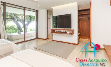 Hermosa casa en renta vacacional para 18 personas. Alberca y vista al mar