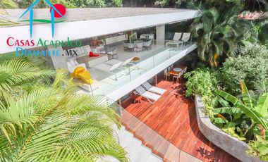 Hermosa casa en renta vacacional para 18 personas. Alberca y vista al mar