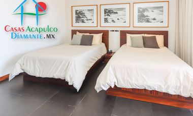 Hermosa casa en renta vacacional para 18 personas. Alberca y vista al mar