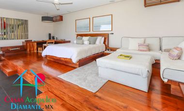 Hermosa casa en renta vacacional para 18 personas. Alberca y vista al mar