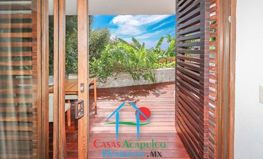Hermosa casa en renta vacacional para 18 personas. Alberca y vista al mar