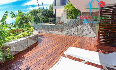 Hermosa casa en renta vacacional para 18 personas. Alberca y vista al mar