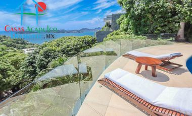 Hermosa casa en renta vacacional para 18 personas. Alberca y vista al mar