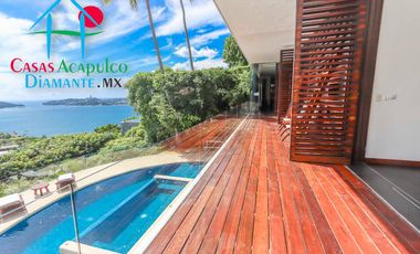 Hermosa casa en renta vacacional para 18 personas. Alberca y vista al mar