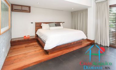 Hermosa casa en renta vacacional para 18 personas. Alberca y vista al mar