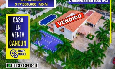 Residencia en Venta, 2,500 m2 Col. Doctores, Cancun