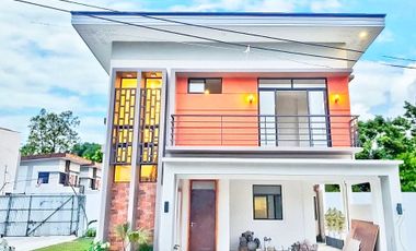 4BR Brand New RFO Single Detached Furnished House & Lot in Pooc, Talisay near SRP