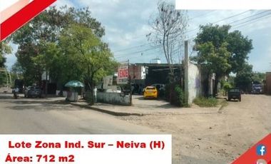 SE VENDE ESPECTACULAR LOTE ZONA INDUSTRIAL SUR - NEIVA (HUILA-COL)