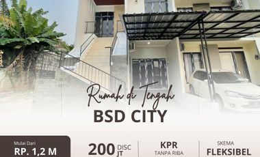 Dijual Rumah Mewah BSD City 2 Lantai Syariah Di Jalan Raya BSD Pusat Nego