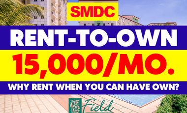 2 Bedroom Condo for Sale in SMDC Field Residences beside SM City Sucat Parañaque near Airport