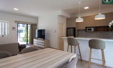 A cozy 2 bedrooms 3 bathrooms townhouse for rent and sale at Indy 5 Bangna, close by Mega Bangna
