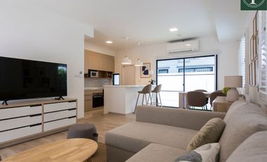 A cozy 2 bedrooms 3 bathrooms townhouse for rent and sale at Indy 5 Bangna, close by Mega Bangna
