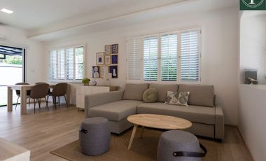 A cozy 2 bedrooms 3 bathrooms townhouse for rent and sale at Indy 5 Bangna, close by Mega Bangna