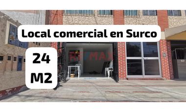 Vendo Centrico Local Comercial 24M2 En Surco Muy Cerca Al Ovalo De Higuereta
