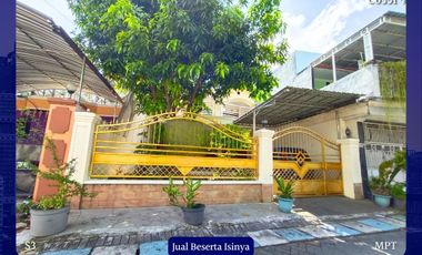 Dijual Rumah Kutisari Selatan Surabaya SHM Furnish 2 Lantai dkt Petra Siwalankerto