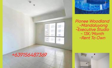 13K/Month Condo in Pioneer Woodland Rent To Own Near Accenture,Sm Megamall, Shangrila