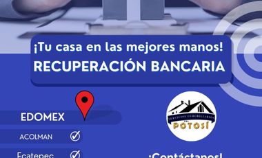 CASA DE RECUPERACION BANCARIA EN VENTA UBICADA EN HACIENDA DE LOS AHUEHUETES, VIVIENDA 88, PROTOTIPO CEDRO, LOTE 22, MANZANA XX 9, HACIENDA CUAUTITLAN