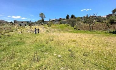 Terreno en venta 4.000m2 % en 3 lotes residencial y privado sector Iglesia de Challuabamba