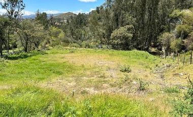 Terreno en venta 4.000m2 % en 3 lotes residencial y privado sector Iglesia de Challuabamba